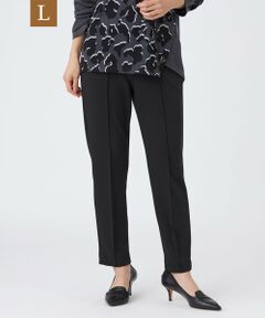 EVEX by KRIZIA  (大きいサイズ) / エヴェックス バイ クリツィア (オオキイサイズ) その他パンツ | 【L】【シーズンレスに活躍！】【マシンウォッシャブル】ダンボールニットピンタックパンツ