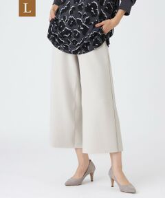 EVEX by KRIZIA  (大きいサイズ) / エヴェックス バイ クリツィア (オオキイサイズ) その他パンツ | 【L】【シーズンレスに活躍！】【マシンウォッシャブル】ダンボールニットワイドパンツ