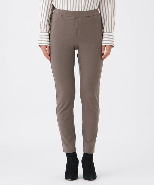 EVEX by KRIZIA (大きいサイズ) / エヴェックス バイ クリツィア (オオキイサイズ) その他パンツ | 【L】【ベストセラー】【マシンウォッシャブル・保温性・吸湿発熱】デュアルウォームテーパードパンツ | 詳細6