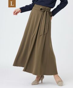 EVEX by KRIZIA  (大きいサイズ) / エヴェックス バイ クリツィア (オオキイサイズ) ロング・マキシ丈スカート | 【L】【カタログ掲載品】【マシンウォッシャブル】ヴィーナスストレッチフレアスカート