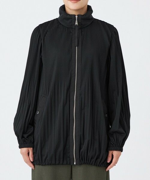 EVEX by KRIZIA  (大きいサイズ) / エヴェックス バイ クリツィア (オオキイサイズ) その他アウター | 【L】【はっ水】【防風】【ウォッシャブル】ジャージープリーツアウター | 詳細3