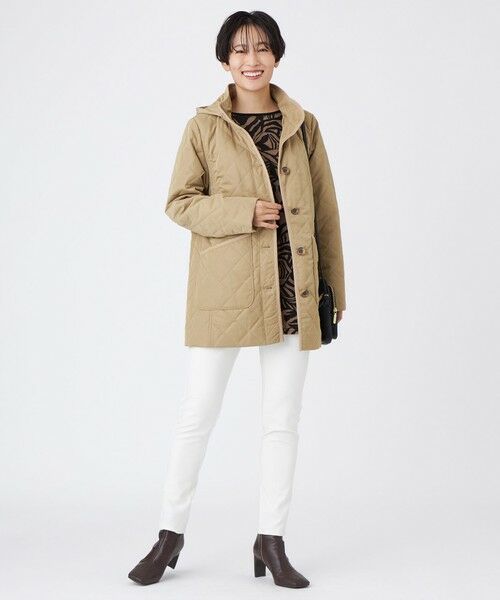 EVEX by KRIZIA  (大きいサイズ) / エヴェックス バイ クリツィア (オオキイサイズ) その他アウター | 【L】【光・遠赤外線吸収発熱】【マシンウォッシャブル】ダイヤキルトフーデッドコート | 詳細3