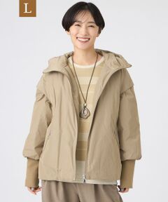 EVEX by KRIZIA  (大きいサイズ) / エヴェックス バイ クリツィア (オオキイサイズ) その他アウター | 【L】【SANYO Style EDITION掲載】【ウォッシャブル】2WAYスムースタフタダウンジャケット