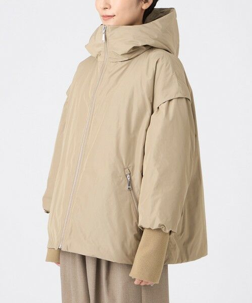 EVEX by KRIZIA  (大きいサイズ) / エヴェックス バイ クリツィア (オオキイサイズ) その他アウター | 【L】【SANYO Style EDITION掲載】【ウォッシャブル】2WAYスムースタフタダウンジャケット | 詳細6