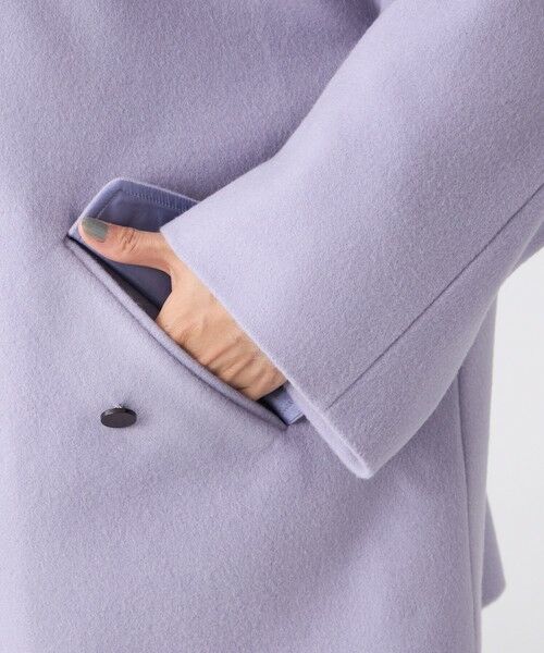 EVEX by KRIZIA  (大きいサイズ) / エヴェックス バイ クリツィア (オオキイサイズ) その他アウター | 【L】【SANYO Style EDITION掲載】ウールスーパービーバーフーデッドコート | 詳細8