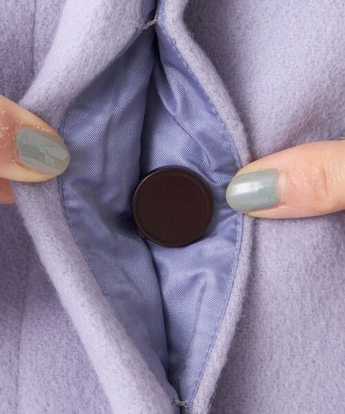 EVEX by KRIZIA  (大きいサイズ) / エヴェックス バイ クリツィア (オオキイサイズ) その他アウター | 【L】【SANYO Style EDITION掲載】ウールスーパービーバーフーデッドコート | 詳細9