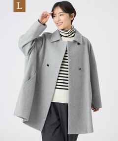 EVEX by KRIZIA  (大きいサイズ) / エヴェックス バイ クリツィア (オオキイサイズ) その他アウター | 【L】【SANYO Style EDITION掲載】ウールスーパービーバーステンカラーコート