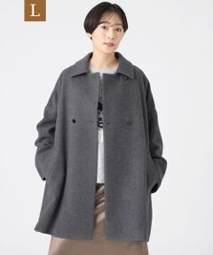 EVEX by KRIZIA  (大きいサイズ) / エヴェックス バイ クリツィア (オオキイサイズ) その他アウター | 【L】【SANYO Style EDITION掲載】ウールスーパービーバーステンカラーコート