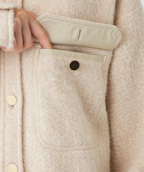 EVEX by KRIZIA  (大きいサイズ) / エヴェックス バイ クリツィア (オオキイサイズ) テーラードジャケット | 【L】【カタログ掲載】ラメスライバーシャツジャケット | 詳細5