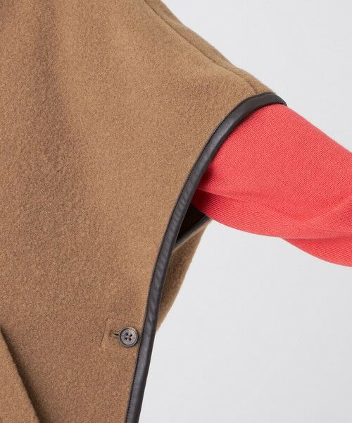 EVEX by KRIZIA  (大きいサイズ) / エヴェックス バイ クリツィア (オオキイサイズ) ベスト | 【L】【カタログ掲載】ウールライクニードルパンチケープジレ | 詳細6