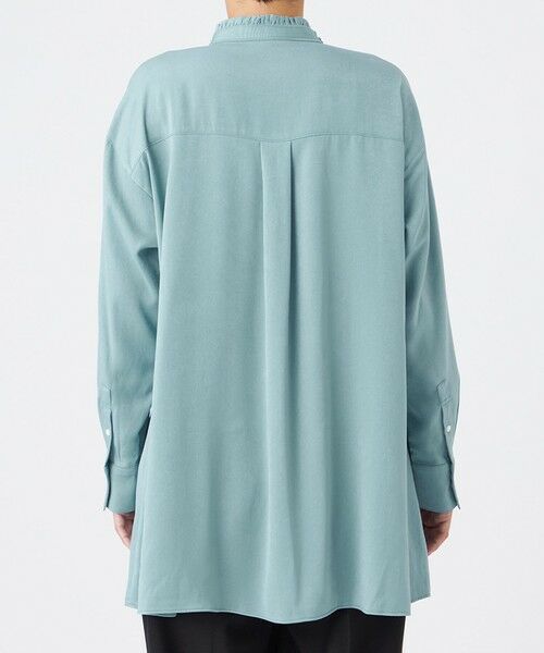 EVEX by KRIZIA  (大きいサイズ) / エヴェックス バイ クリツィア (オオキイサイズ) その他トップス | 【L】【カタログ掲載】フィブリルライクサテンビジューシャツ | 詳細6