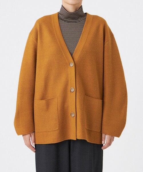 EVEX by KRIZIA  (大きいサイズ) / エヴェックス バイ クリツィア (オオキイサイズ) その他トップス | 【L】【カタログ掲載】【ウォッシャブル】ブライトニットVネックカーディガン | 詳細4