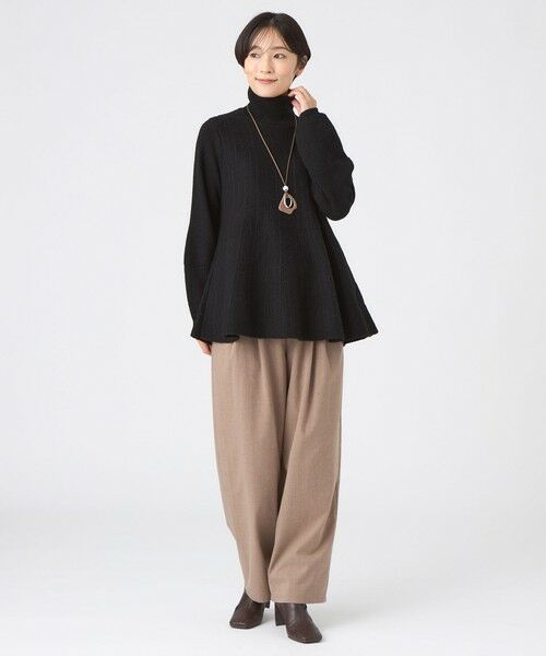 EVEX by KRIZIA  (大きいサイズ) / エヴェックス バイ クリツィア (オオキイサイズ) その他トップス | 【L】【カタログ掲載】【ウォッシャブル】ブライトミックスペプラムニットプルオーバー | 詳細2