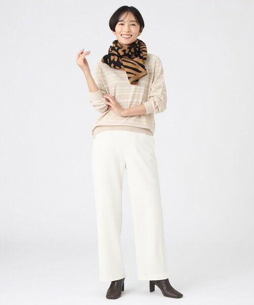 EVEX by KRIZIA  (大きいサイズ) / エヴェックス バイ クリツィア (オオキイサイズ) その他トップス | 【L】【カタログ掲載】【ウォッシャブル】モールボーダーニットプルオーバー | 詳細5