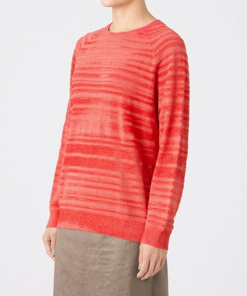 EVEX by KRIZIA  (大きいサイズ) / エヴェックス バイ クリツィア (オオキイサイズ) その他トップス | 【L】【カタログ掲載】【ウォッシャブル】モールボーダーニットプルオーバー | 詳細7