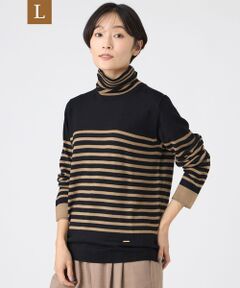 EVEX by KRIZIA  (大きいサイズ) / エヴェックス バイ クリツィア (オオキイサイズ) その他トップス | 【L】【カタログ掲載】【ウォッシャブル】ダブルタートルネックニットプルオーバー