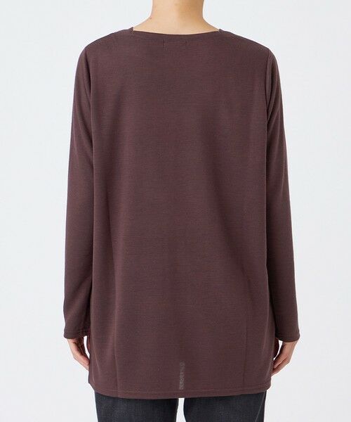 EVEX by KRIZIA  (大きいサイズ) / エヴェックス バイ クリツィア (オオキイサイズ) その他トップス | 【L】【ウォッシャブル】タイガープリントバイカラーチュニックカットソー | 詳細6