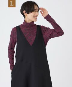 EVEX by KRIZIA  (大きいサイズ) / エヴェックス バイ クリツィア (オオキイサイズ) その他トップス | 【L】【ウォッシャブル】タイガープリントハイネックカットソー