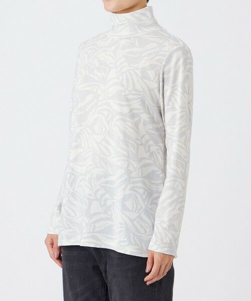 EVEX by KRIZIA  (大きいサイズ) / エヴェックス バイ クリツィア (オオキイサイズ) その他トップス | 【L】【ウォッシャブル】タイガープリントハイネックカットソー | 詳細4