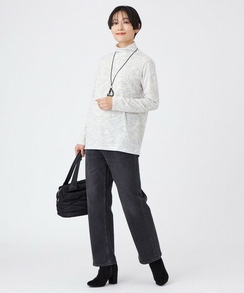 EVEX by KRIZIA  (大きいサイズ) / エヴェックス バイ クリツィア (オオキイサイズ) その他トップス | 【L】【ウォッシャブル】タイガープリントハイネックカットソー | 詳細1