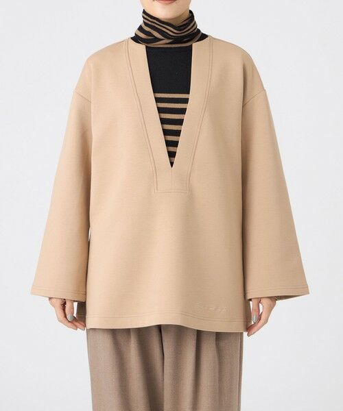 EVEX by KRIZIA  (大きいサイズ) / エヴェックス バイ クリツィア (オオキイサイズ) その他トップス | 【L】【ウォッシャブル】ライトダンボールスキッパープルオーバー | 詳細3