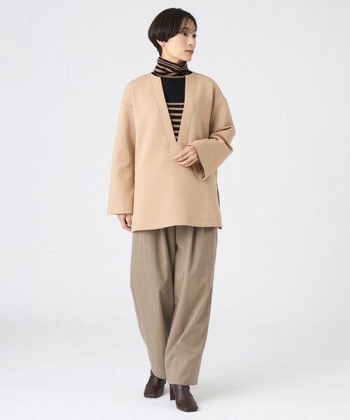 EVEX by KRIZIA  (大きいサイズ) / エヴェックス バイ クリツィア (オオキイサイズ) その他トップス | 【L】【ウォッシャブル】ライトダンボールスキッパープルオーバー | 詳細2