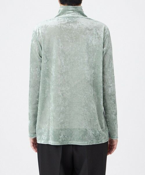 EVEX by KRIZIA  (大きいサイズ) / エヴェックス バイ クリツィア (オオキイサイズ) その他トップス | 【L】【マシンウォッシャブル】メッシュベロアハイネックプルオーバー | 詳細6