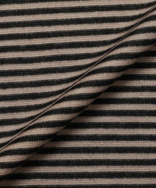 EVEX by KRIZIA  (大きいサイズ) / エヴェックス バイ クリツィア (オオキイサイズ) その他トップス | 【L】【ウォッシャブル】ハーフミラノリブボーダーハイネックプルオーバー | 詳細9