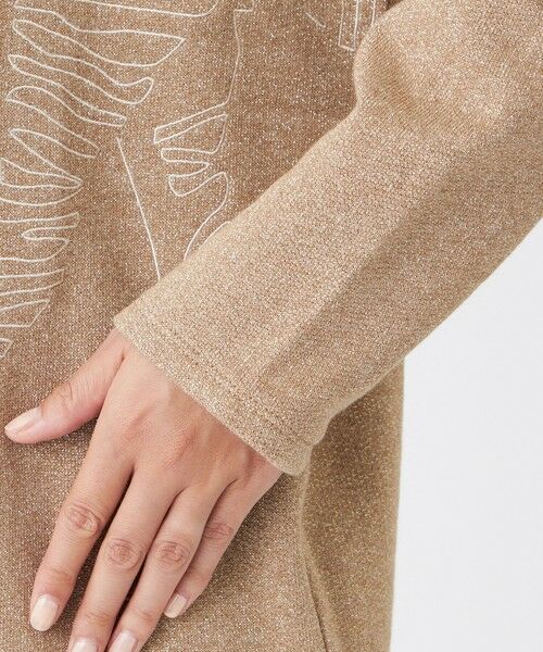 EVEX by KRIZIA  (大きいサイズ) / エヴェックス バイ クリツィア (オオキイサイズ) その他トップス | 【L】【ウォッシャブル】ゼブラモチーフラメスウェットプルオーバー | 詳細6