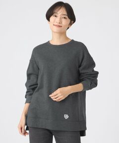 EVEX by KRIZIA  (大きいサイズ) / エヴェックス バイ クリツィア (オオキイサイズ) その他トップス | 【L】【カタログ掲載】【ウォッシャブル】タイガーパッチ裏起毛スウェット