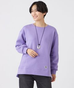 EVEX by KRIZIA  (大きいサイズ) / エヴェックス バイ クリツィア (オオキイサイズ) その他トップス | 【L】【カタログ掲載】【ウォッシャブル】タイガーパッチ裏起毛スウェット