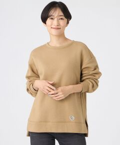 EVEX by KRIZIA  (大きいサイズ) / エヴェックス バイ クリツィア (オオキイサイズ) その他トップス | 【L】【カタログ掲載】【ウォッシャブル】タイガーパッチ裏起毛スウェット