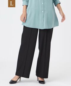 EVEX by KRIZIA  (大きいサイズ) / エヴェックス バイ クリツィア (オオキイサイズ) その他パンツ | 【L】【マシンウォッシャブル】ブラッシュドストレートパンツ