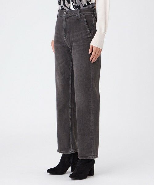 EVEX by KRIZIA  (大きいサイズ) / エヴェックス バイ クリツィア (オオキイサイズ) その他パンツ | 【L】【カタログ掲載】【マシンウォッシャブル】ブラックデニムセミフレアパンツ | 詳細5