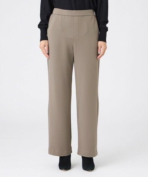 EVEX by KRIZIA  (大きいサイズ) / エヴェックス バイ クリツィア (オオキイサイズ) その他パンツ | 【L】【マシンウォッシャブル】バックスエードダンボールニットストレートパンツ | 詳細5