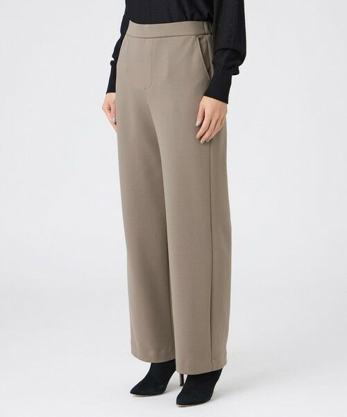 EVEX by KRIZIA  (大きいサイズ) / エヴェックス バイ クリツィア (オオキイサイズ) その他パンツ | 【L】【マシンウォッシャブル】バックスエードダンボールニットストレートパンツ | 詳細6