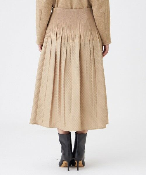 EVEX by KRIZIA  (大きいサイズ) / エヴェックス バイ クリツィア (オオキイサイズ) ロング・マキシ丈スカート | 【L】【カタログ掲載】【ウォッシャブル】ダイヤジャカードシャーリングスカート | 詳細6