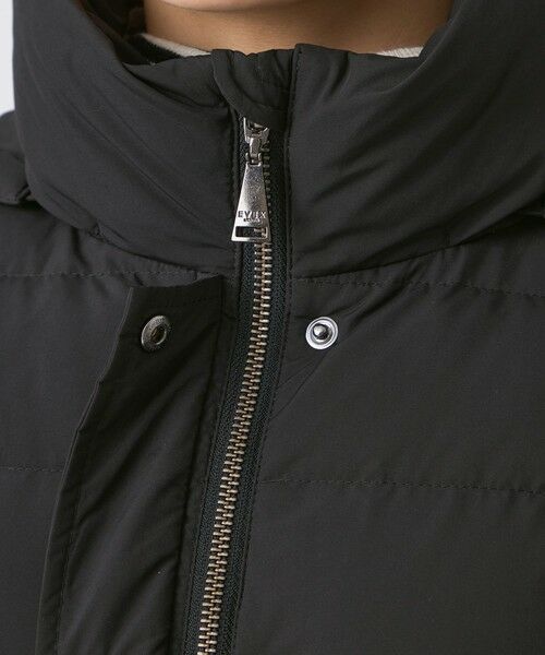 EVEX by KRIZIA  (大きいサイズ) / エヴェックス バイ クリツィア (オオキイサイズ) その他アウター | 【L】【SANYO Style EDITION掲載】【ウォッシャブル・放電テープ付】マットタフタフーデッドロングダウンコート | 詳細8