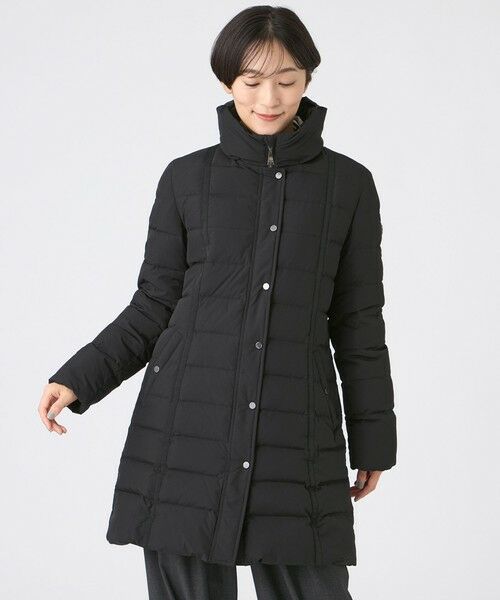 EVEX by KRIZIA  (大きいサイズ) / エヴェックス バイ クリツィア (オオキイサイズ) その他アウター | 【L】【SANYO Style EDITION掲載】【ウォッシャブル・放電テープ付】マットタフタフーデッドロングダウンコート | 詳細1