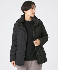 EVEX by KRIZIA  (大きいサイズ) / エヴェックス バイ クリツィア (オオキイサイズ) その他アウター | 【L】【SANYO Style EDITION掲載】【ウォッシャブル・放電テープ付】マットタフタフーデッドミドルダウンジャケット