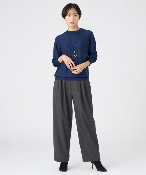 EVEX by KRIZIA  (大きいサイズ) / エヴェックス バイ クリツィア (オオキイサイズ) その他トップス | 【L】【SANYO Style EDITION掲載】【ウォッシャブル】ミニスパンコールニットプルオーバー | 詳細3