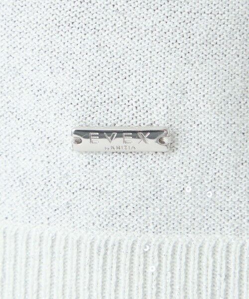 EVEX by KRIZIA  (大きいサイズ) / エヴェックス バイ クリツィア (オオキイサイズ) その他トップス | 【L】【SANYO Style EDITION掲載】【ウォッシャブル】ミニスパンコールニットプルオーバー | 詳細8