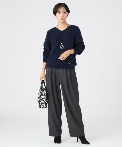 EVEX by KRIZIA  (大きいサイズ) / エヴェックス バイ クリツィア (オオキイサイズ) その他トップス | 【L】【SANYO Style EDITION掲載】フォックスウールファーニットプルオーバー | 詳細4