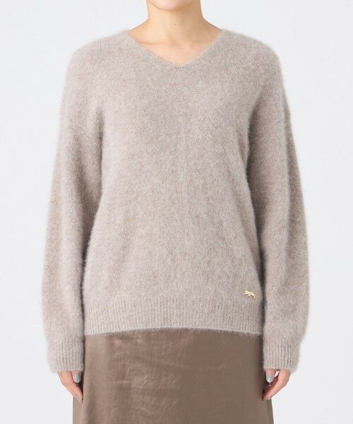 EVEX by KRIZIA  (大きいサイズ) / エヴェックス バイ クリツィア (オオキイサイズ) その他トップス | 【L】【SANYO Style EDITION掲載】フォックスウールファーニットプルオーバー | 詳細6