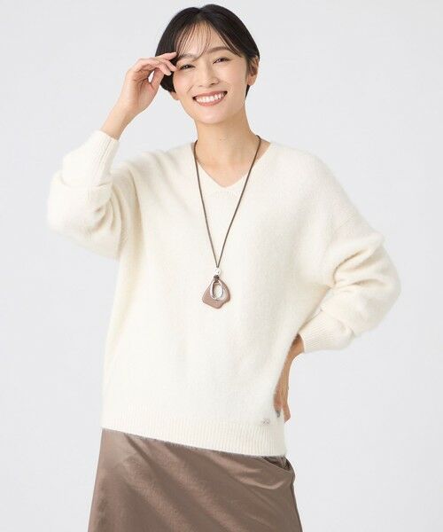 EVEX by KRIZIA  (大きいサイズ) / エヴェックス バイ クリツィア (オオキイサイズ) その他トップス | 【L】【SANYO Style EDITION掲載】フォックスウールファーニットプルオーバー | 詳細1