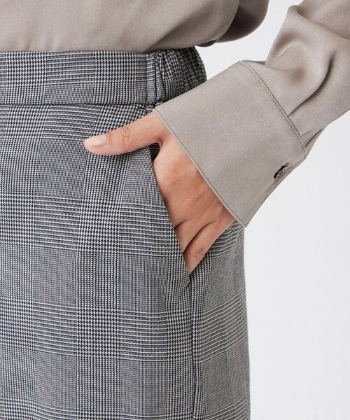 EVEX by KRIZIA (大きいサイズ) / エヴェックス バイ クリツィア (オオキイサイズ) その他パンツ | 【L】【カタログ掲載】【ウォッシャブル】ラメグレンチェックブラッシュドストレートパンツ | 詳細9
