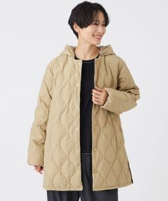 EVEX by KRIZIA  (大きいサイズ) / エヴェックス バイ クリツィア (オオキイサイズ) その他アウター | 【L】【ウォッシャブル】キルティングフーデッドダウンコート