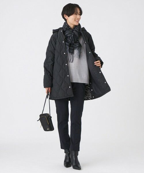 EVEX by KRIZIA  (大きいサイズ) / エヴェックス バイ クリツィア (オオキイサイズ) その他アウター | 【L】【ウォッシャブル】キルティングフーデッドダウンコート | 詳細1