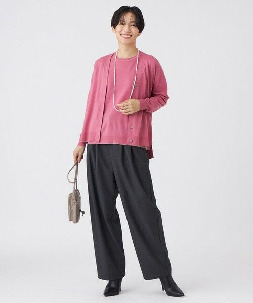 EVEX by KRIZIA  (大きいサイズ) / エヴェックス バイ クリツィア (オオキイサイズ) その他トップス | 【L】【ウォッシャブル】ハイゲージラインニットカーディガン | 詳細3