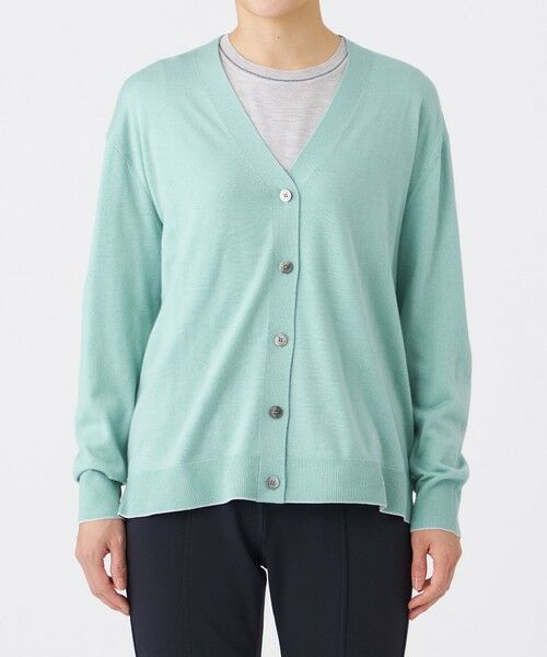 EVEX by KRIZIA  (大きいサイズ) / エヴェックス バイ クリツィア (オオキイサイズ) その他トップス | 【L】【ウォッシャブル】ハイゲージラインニットカーディガン | 詳細5